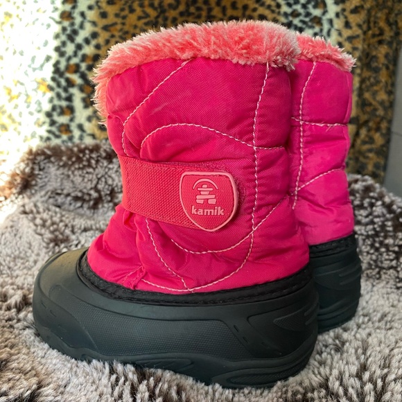 Great pair of Pink Kamik Winter Boots size 9 Toddler - Picture 3 of 8